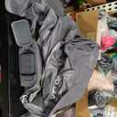 VEVOR Car Air Mattress, Inflatable Car Camping Mattress, Oxford Thickened Travel Beds, Comfortable and Durable Portable Sleeping Pad with Air Pump, Nozzle, Carry Bag, Fits Most SUV MPV Sedan, Gray