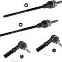 4Pcs Suspension Kit Front Outer Inner Tie Rods End Links Fit For Chevrolet Express 2500 3500 2003-2019, For GMC Savana 2500 3500 2003-2019 Replace# ES3609 ES80277