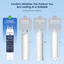 GLACIER FRESH Replacement for Frigidaire ULTRAWF,Pure Source Ultra, Kenmore 9999, 469999, 46-9999, A0094E28261 Refrigerator Water Filter,Pack of 3