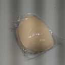 Invisible Adhesive Push-Up Bra Sticky Strapless Bra with Clear Halter Neck Strap for Backless Dresses/Tops (Beige+beige)