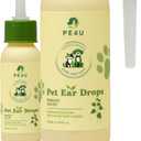 Dog Ear Cleaner, Natural Dog Ear Drops and Ear Infection Treatment for Dog, Dog Ear Cleaning Solution for Itching, Irritation & Wax Build-Up, 1 oz Bottle