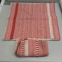 Christmas Valentines Pillow Covers 18x18 Inch Set of 2, Farmhouse Boho Valentines Day Decoration Couch Pillow Cases, Red Accent Pillows of Bed, Sofa Bedroom Living Room Home Decor Cushion Cover