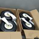 Blue Beach Wagon with Big Wheels for Sand - Heavy Duty 10" Wheel Collapsible Wagons Foldable Large Wagon Cart Folding All Terrain for Camping