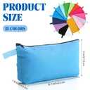 Saintrygo 30 Pcs Canvas Makeup Bags Bulk,8.7 X 5 X 1.8 Inch,Novel