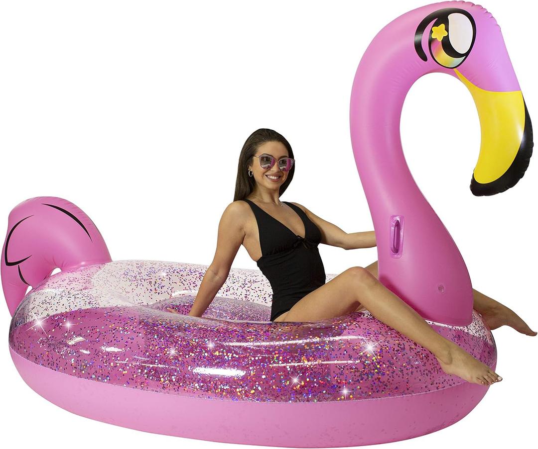 Poolcandy Gigantic Inflatable 2 to 3 Person Pool, Beach, and Lake Swim rafts