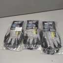 3 x  DEX FIT Cut Resistant Gloves, ANSI Level 5, 3D Construction, Strong Grip, Nitrile, Thin, Breathable, Touch Panel Compatible 
