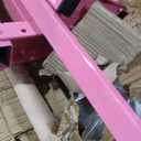 Gymnastics Bar, 5'10 Base length 45" to 71" Adjustable Horizontal Bar for Serious Training, 500 LBS Capacity, Professional Home Gym Equipment with Competition-Grade Beech-covered Fiberglass Bar (8FT, Light Pink)