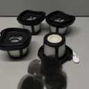 4 Pack 2284W 2390A Vacuum Replacement Filter Compatible with Bissell Pet Hair Eraser Hand Vacuum 2284W, 2390, 2390A, 2579, 2389, Part # 1614212 1614203 1614204, 4 Mesh Filters and 8 Foam Filters