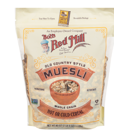 Bob's Red Mill Old Country Style Muesli Cereal 40 oz, BBD 02/01/2028