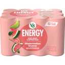 V8 Energy Watermelon Guava Energy Drink, 8 fl oz Can (12 Pack) Best By Oct 16, 2025