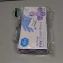 MED PRIDE Nitrile/Vinyl Blend Exam Gloves, Powder-Free, Latex-Free, Disposable, Non-Sterile, Blue, Large (Box of 100)