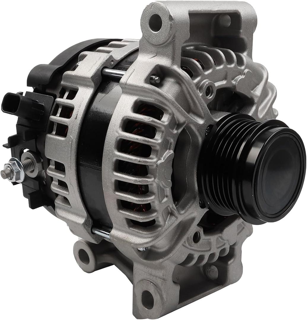 Dasbecan Alternator Compatible with Chevrolet Equinox GMC Terrain 2018-2024 1.5L L4 12V 130A Replaces# 13535009 13513070 13517759 5-Groove Pulley Clockwise