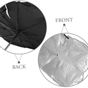 Healifty Windshield Sun Shade Umbrella for Cars Compact and Portable Car Sunshade Efficient Heat Easy Installation and Foldable Design for Use