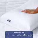 Casper Sleep Original Pillow 2-Pack, Standard Size Medium Soft Feel, Down-Alternative Fill, Supports Side, Back & Stomach Sleepers, Neck Pain Relief, Machine Washable