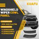 KUAFU Windshield Wiper Cowl Cover Panel Compatible with 2015-2020 Ford F150 Replacement for FL3Z15022A69B Left & Right Front Windshield Wiper Cowl Grille Insert Panel