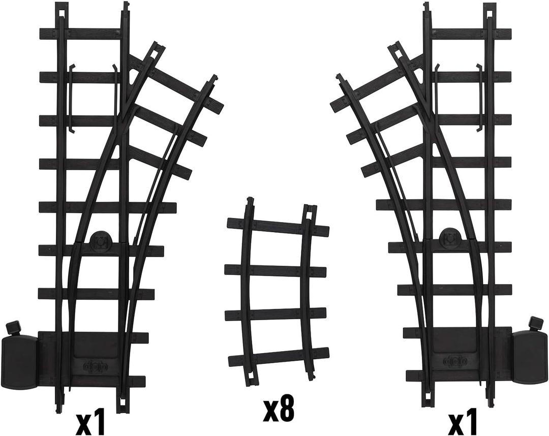 Lionel Ready-To-Play 10-Piece Inner Loop Black Plastic Track Pack