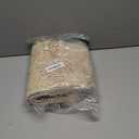 OLANLY Toilet Rugs U-Shaped 24x20, Extra Soft Absorbent Chenille Contour Bathroom Rugs, Dry Quickly, Machine Washable, Non-Slip Bath Mat for Toilet Base, Beige