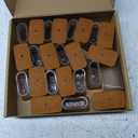 24 Pcs Chair Leg Floor Protectors for Hardwood Floors Rectangle Silicone Covers to Protect Wood Tile Floors Felt Pads Furniture Leg Caps Anti-Scratch Reduce Noise,Fit: L 1-1/2" to 2" W 3/4" to 1"