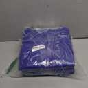 2 Pcs Welding Curtain Safety Blue Transparent Welding Screen with Fixed Belt for the Stand of 6 x 8ft Fireproof Resistant Insulation for Welding Arc Light UV and Blue Light Protection