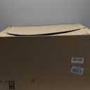 Gefryco Large Cat Litter Box with High Sided 24.6"x18.3"x12.2" - Jumbo Extra Large Open Anti - Splashing High Wall for Multiple Cats (White)