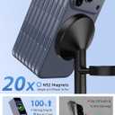 Aeinidi 2026 3 in 1 Wireless Charging Station Compatible with MagSafe Charger Stand, 15W Fast Magnetic Mag-Safe Charger for iPhone 17 16 15 14 13 12 Series Apple iWatch AirPods Pro 4 3 2, Black