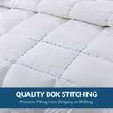 Cozynight Down Alternative Comforter-All Season Queen Comforters Duvet Insert with Corner Tabs-Lightweight Breathable Reversible White Comforter 90x90 inches