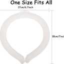 Neck Ice Pack, Ice Neck Wrap Ice Ring Hot Cold Therapy Soft Gel for Pain Relief Neck Tension and Office Neck Pressure (Purple)