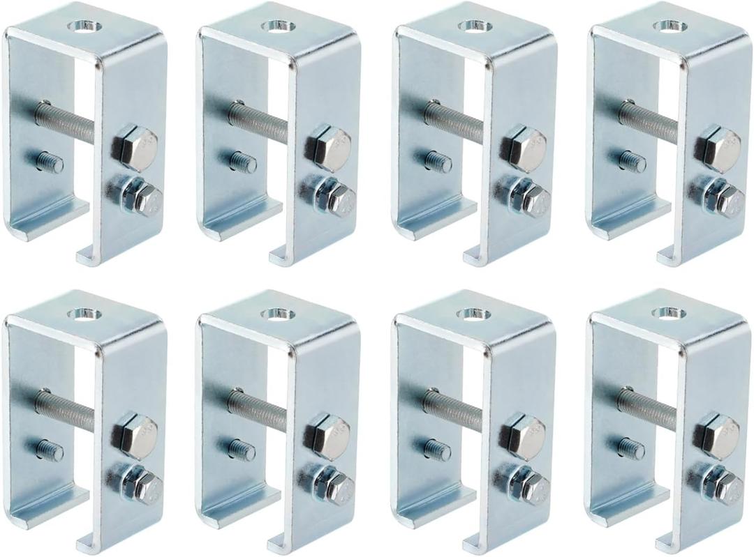 Upgrade 1-5/8" Channel Trolley Track Hanger Bracket, 8 Pack | for UNISTRUT Strut Channel, Intermediate Support Hange Bracket for all 1-5/8" Channel Trolley Track