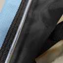 Dog Car Seat for Small Dogs, Center Console Dog Car Seat with Metal Frame & Double Protection Seat Belts, Pet Booster Seat with Safety Leash and Storage Pocket for Pets Dogs Cats, Light Blue