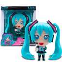 Just Toys LLC Hatsune Miku Collectible Figure (Knee Pose) and 
Hatsune Miku Collector Figure – 5″ Standing Pose PVC Statue with Collector Window Box