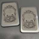 Paper Incense Kits 48 Pcs Lavender with White Sage, Burning Incense Papers with 1 Vintage Tin Case and Clips, Eliminating Bathroom, Kitchen, Pet, Aromatherapy Gifts for Women