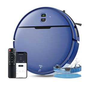 Robot Vacuum and Mop Combo, 2-in-1 Robot Vacuum Cleaner with Strong Suction, Compatible with APP/Home Integration, Schedule, Long battery life, Tangle-free, Ideal for Pet hair and Low Pile carpets