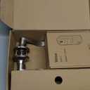 Veise VE017-H Fingerprint Smart Front Door Lock Set, App Control, Keyless Entry Deadbolt with Handle, Smart Deadbolt, Emergency Power Port, Touchscreen Keypad, Auto Lock, Easy Install, Satin Nickel