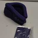 VELPEAU Neck Brace for Neck Pain and Support - Soft Cervical Collar for Sleeping in Bed, Snoozing, Sleeping Upright, Anti-Snoring, Sleep Apnea for Women & Men (Blue, Comfort Version, Medium: 11.5-14"/3)