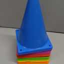 7 Inch Soccer Cones, 24 Pack Cones Sports Training Agility Field Marker Plastic Cones for Skating Basketball Football Practice Drills, Indoor Outdoor Activity Events Games Obstacle Course - 6 Colors