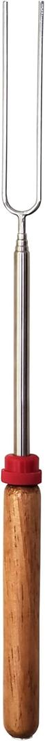 Coghlan's Telescoping Roasting Fork  Stainless Steel Skewers for Marshmallows & Hot Dogs  Extends 12.5" to 34" with Handle & Thumb Roller for Easy Rotation