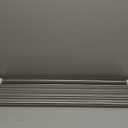 Hershii Tension Shelf Expandable Rod Closet System Heavy Duty Clothes Hanger Adjustable DIY Garage Bathroom Kitchen Storage Organizer Shoe Rack, Plant Stand, Bookshelf (39.76 - 60.03 inches, Ivory)