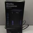 NineSky Dehumidifier, 1000 sq.ft Dehumidifiers for Home with 95oz Large Water Tank, Quiet Dehumidifier with 7-Color Ambient Light & Auto Shut Off, Dehumidifier for Basement, Bedroom, Bathroom (Black)