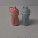 Tommee Tippee Insulated Sporty Bottle, 9oz, No Spill Toddler Water Bottle For 12 months +, Two-Piece Valve Helps Stop Spills, Pack of 2, Pink and Mint (2 PACK, Light Pink/Mint)