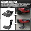 Rear Bed Step Retractable Bumper Truck Tailgate Step Fit Toyota Tundra 2022 2023 2024 2025 2026 Replaces PTS30-34000 PTS3034000