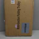 Folding Hand Truck,Foldable Dolly Cart With Wheels,500LB Heavy Duty Luggage Cart,6-wheel convenient Hand Truck,2 fixing ropes & 1 extra big storage bag Suitable for luggage,travel,moving(Black)