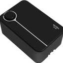 Aquarium Ultra-Quiet Air Pump - Adjustable Fish Tank Aerator with Dual Outlet Pump, 8w 8L/min Oxygen Pump for 20-600 Gallon Tank (Only Air Pump) (Black-K3 8W)