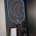 AIREO Titan Hawk Gen-3 Pickleball Paddle, Real Titanium + T700 Carbon Fiber Pickleball Racket, 14MM/16MM Polypropylene Core, Full-Face Sweet Spot, USAPA Approved Pickle Ball Paddle, Titan Hawk L14 Gen 3-14mm Thick