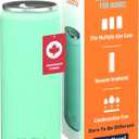 asobu Multi Can Cooler Insulated Sleeve fits for Slim and Standard 12 Oz and 16 Oz Hard Seltzer, Soda, Beer or Energy Drinks and All Standard Size Beer Bottles (Teal)