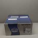 18 Inch Caged Ceiling Fans with Lights, Low Profile Ceiling Fan and Remote/APP Control Fandelier Crystal Fan Light for Bedroom Living Room Dining Room Kitchen Indoor, Including Bulb (Rustic White)