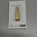 512GB Photo Stick for Phone, Qainerly USB Flash Drive for Phone All Models, 4-in-1 Design Transfer Storage, iPad/PC/Android (gold)