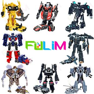 8 Pcs Mini Car Robot Toys, 3.5-inch Small Hero Action Figures, Birthday Favors Toys for Kids Age 5 and up