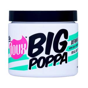 The Doux BIG POPPA Curl Defining Gel for Curly Hair Frizz Control Styling Gel with Babassu Oil for Long-Lasting Shine & Soft Hold Non-Crunch Hair Gel for Women, Coils, Waves & Curls