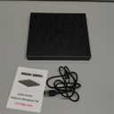 External CD/DVD Drive for Laptop, DVD Player for Laptop, 8 in 1 USB 3.0 Ultra-Slim Portable, CD Burner External Disk Drive Optical Compatible with Desktop Mac,Windows 11/10/8/7 Linux (Black)