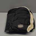 Orzbow Faux Sheepskin Gloves for Stroller with Phone Pockets, Winter Extra Thick Mittens for Baby Stroller, Cozy & Warm, Anti-freeze Hand Muff Easily Attaches to Stroller for Parents Caregivers, Black